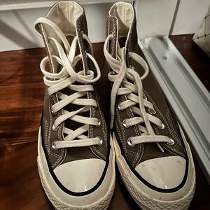 Converse Grey High-Top Sneakers